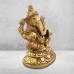 Lord Ganesha Brass Sculpture - Size: 2.25 x 3.25 x 2 inches Lord Ganesha Brass Sculpture - Size: 2.25 x 3.25 x 2 inches