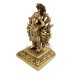 Goddess Saptashrungi Statue in Brass - Size: 5.75 x 4 x 3.2 inches