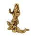 Khodiyar Mata Brass Idol - Size: 3 x 3.5 x 1.3 Inches