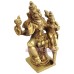 Lakshmi Narasimha Brass Idol - Size - 3.6 x 2.5 x 1.5 inches