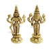 Lakshmi Narayan Brass Murti - Size: 4x2x1.25 inches (Idol)
