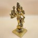 Mahishasura Mardini Statue in Brass - Size 7 x 4.75 x 2.75 inches
