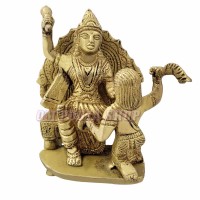 Mata Baglamukhi Idol in Brass