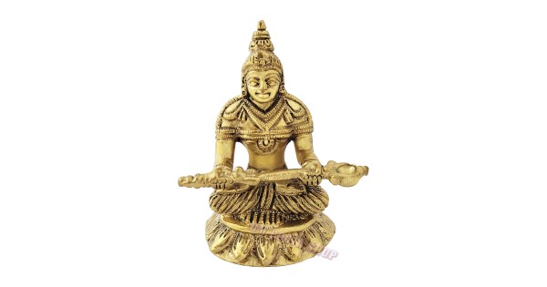 Panchdhatu Sri Annapurna Mata Golden Statue buy online
