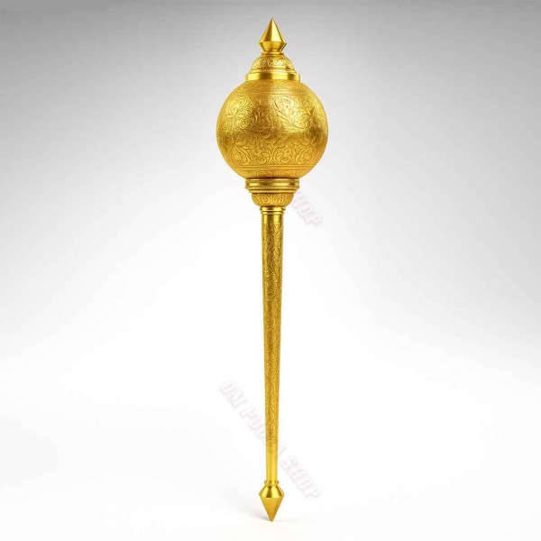 Premium Brass Hanuman Gada – 40 Inch Traditional Mace