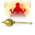 Premium Brass Hanuman Gada – 40 Inch Traditional Mace