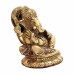Shukh Karta Shri Ganesha Statue in Brass (Size: 3x2x2.25 inches)