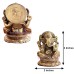 Shukh Karta Shri Ganesha Statue in Brass (Size: 3x2x2.25 inches)