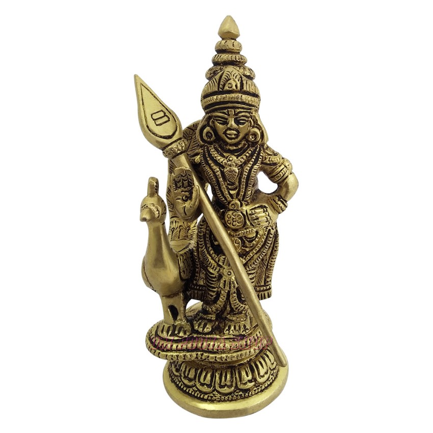 Subrahmanya Kumara Mruti in Brass - 5.5 inch