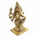 Veera Lakshmi Mata Brass Statue one of Ashta Lakshmi (Size- 5.5x3.8x2.25 inch)