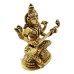 Vina Vadini Saraswati Brass Sculpture - 5 Inch