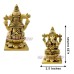 Vinayak Ganesh Sculpture in Brass - Size: 4.25 x 2.5 x 2 inch