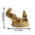 Vishnu Lakshmi on Sheshnaag Vaikunth Idol in Brass