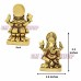 Ekdanta Ganpati Idol in Brass