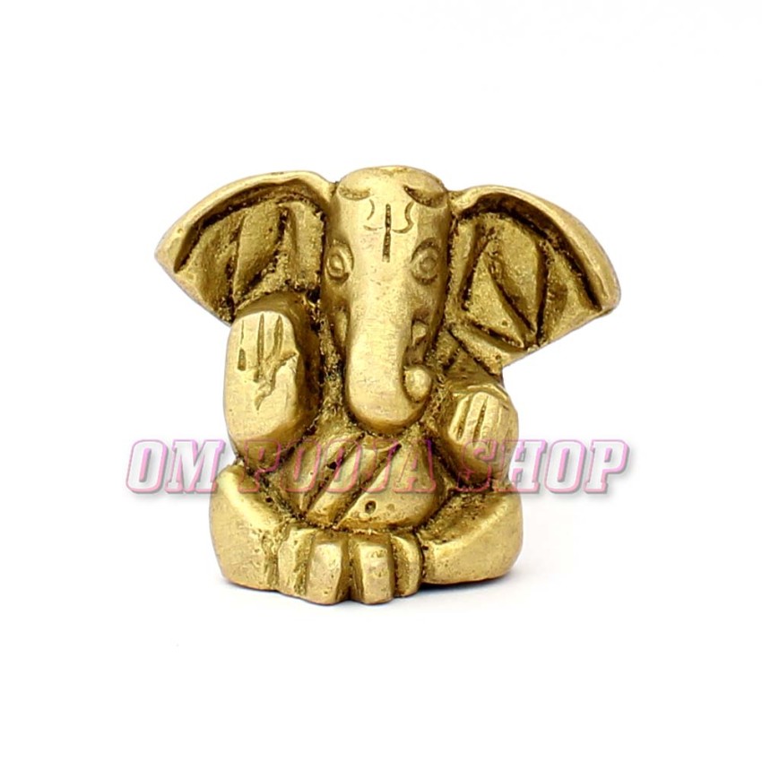 Ganesh With Big Ears in Brass