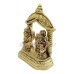 Ganesh Lakshmi in Temple Murti in Brass 
