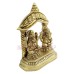 Ganesh Lakshmi in Temple Murti in Brass 
