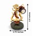 Mahadevs Sacred Om Trishul with Damru & Rudraksha Showpiece