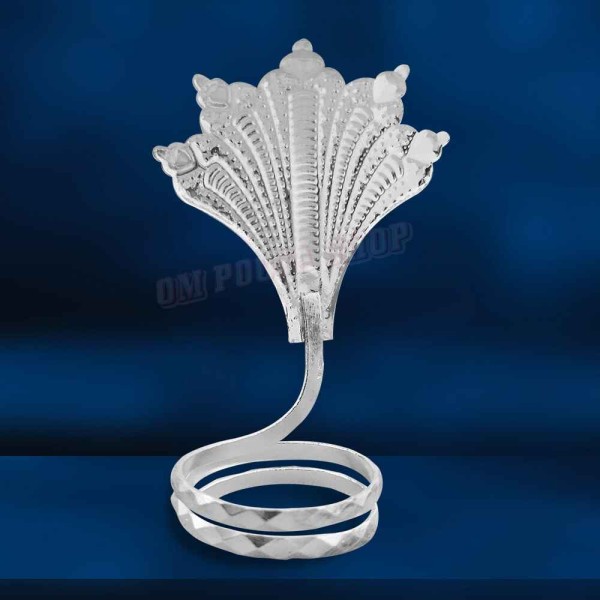 Divine Sheshnag Naag Idol in German Silver – 3 Inch