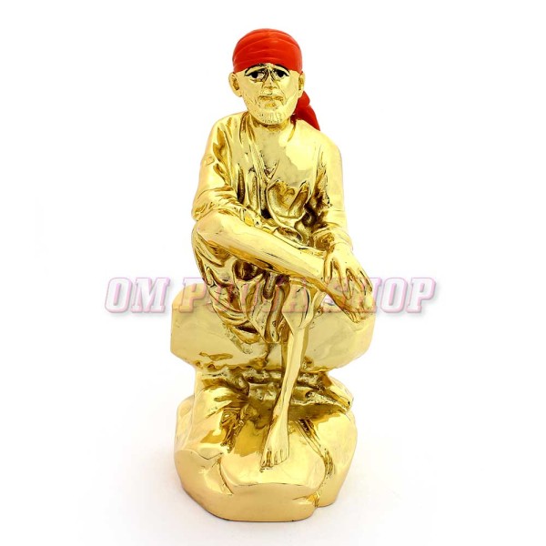 Shirdi Sai Baba Gold Plated Statue