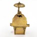 Handicrafts Sai Baba with Chair and Umbrella Murti in Brass