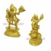 Hanuman Carrying Hill Idol in Panchdhatu - 4 inch