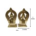 Lakshmi & Ganesha Brass Sculpture Height - 4 inch