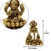 Lakshmi Kuber & Riddhi Idol in Brass - 5 Inch