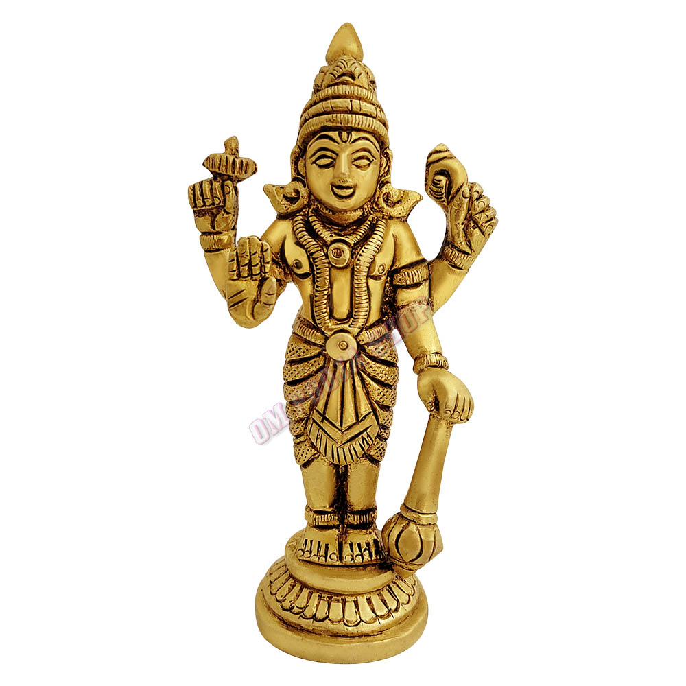 Lakshmipati Vishnu Brass Murti @ best price
