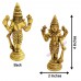 Lakshmipati Vishnu Brass Murti - Size: 4 x 2 x 1.25  inches