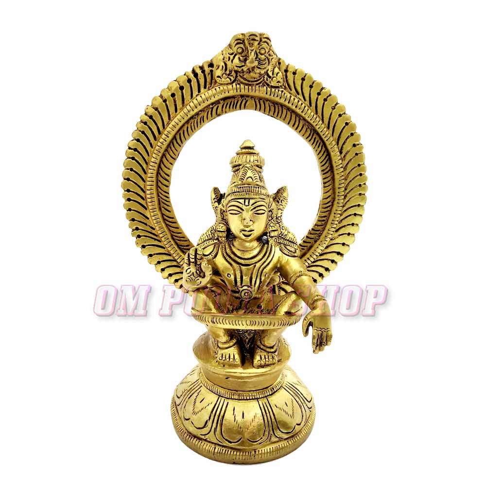 Lord Ayyappa Idol in Brass Buy online at best price USA UK