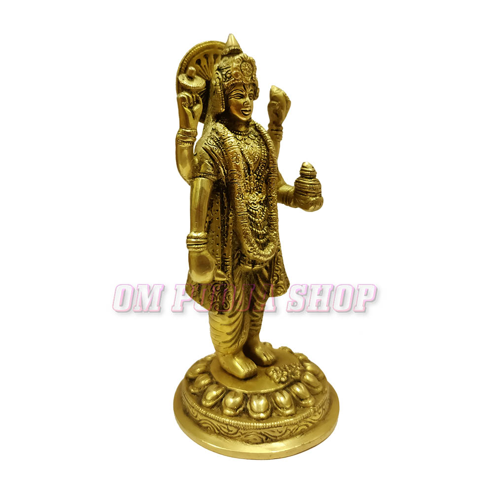 Lord Dhanvantari Brass Idol buy online at best price from India