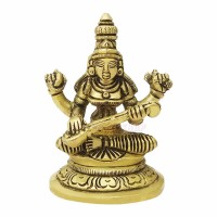 Saraswati Brass Sculpture
