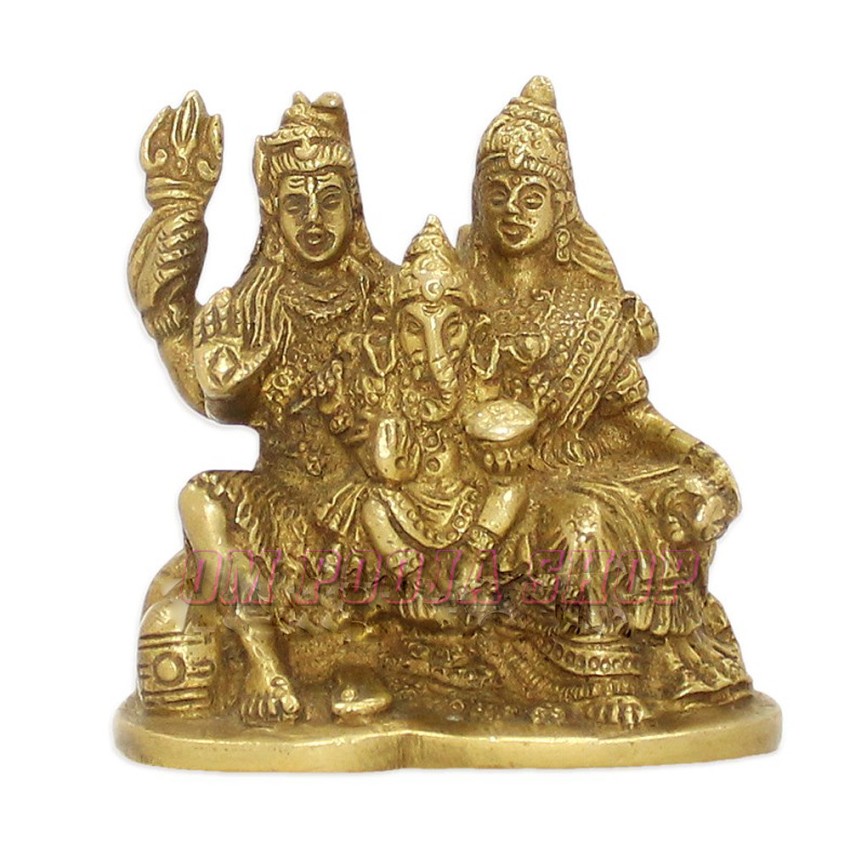 Lord Shiv Parivar Statue in Brass