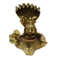 Lord Dattatreya Baba Idol in Brass - 4 inches @ USA UK India