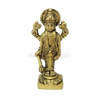 Vishnu Statue Sitting Posture in Brass buy online