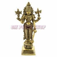 Lord Vishnu Brass Statue in Standing Pose