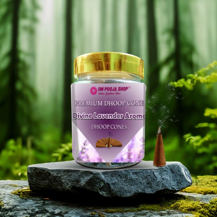 Divine Lavender Aroma Premium Dhoop Cones