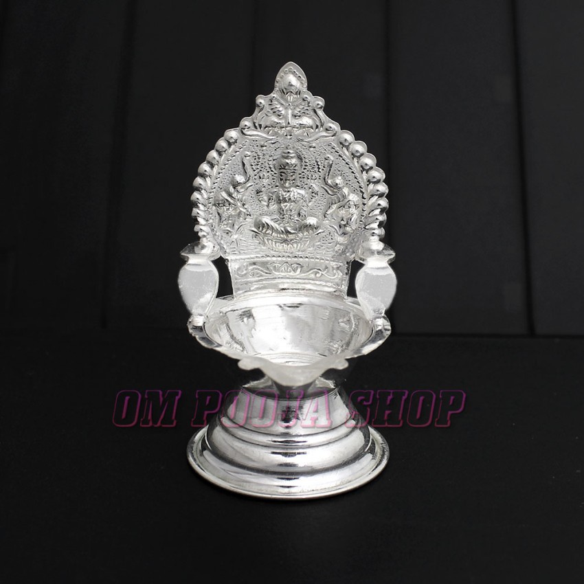 Gajalakshmi Diya in 925 Pure Silver