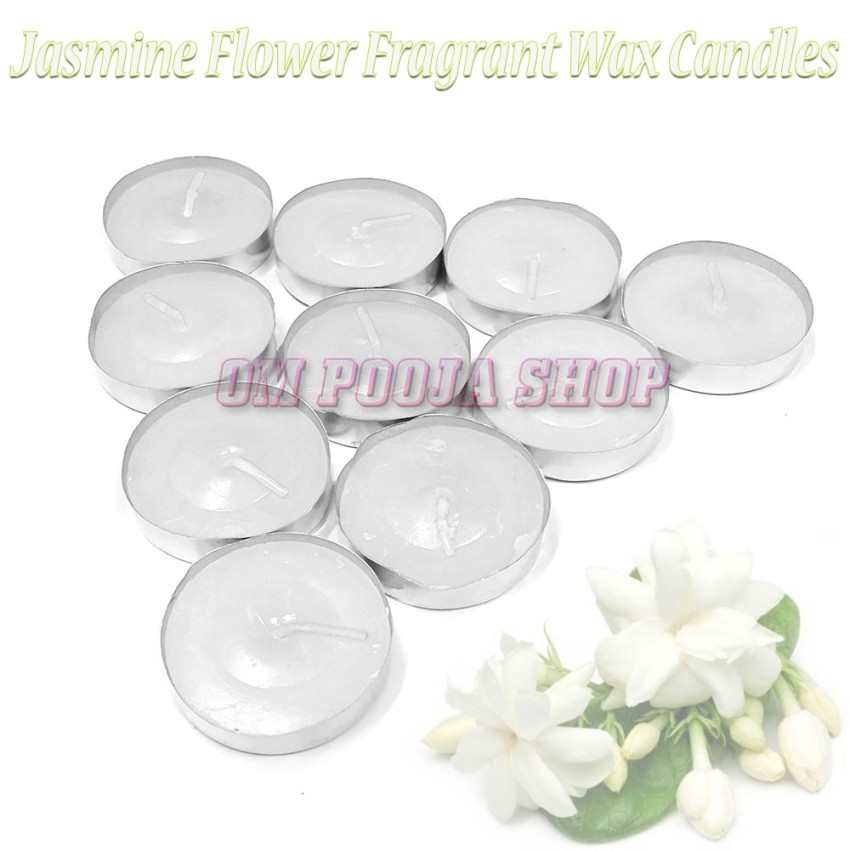 Jasmine Flower Fragrant Wax Candles