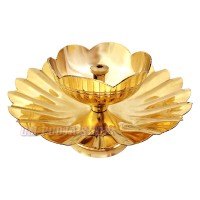 Flower Shaped Diya in Brass