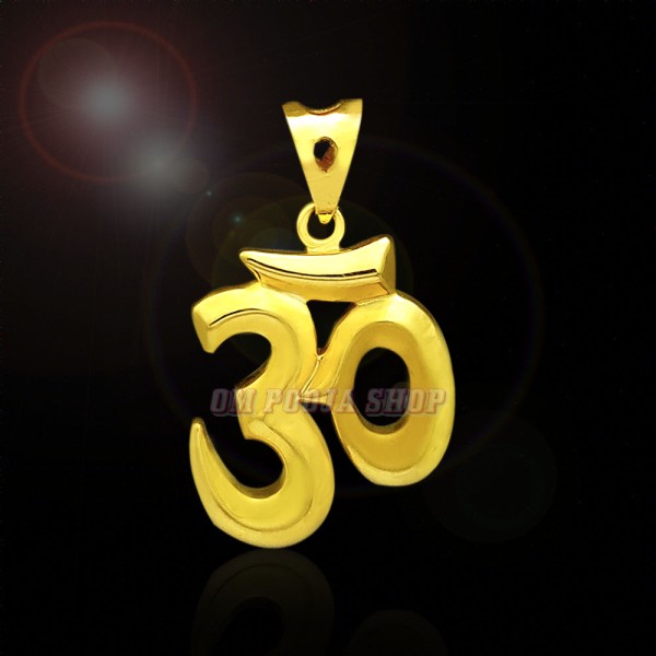 Aum 18KT Pure Gold Pendant - 2.68 grams