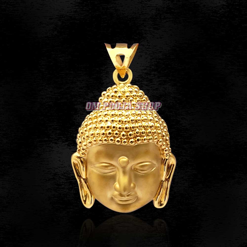 Buddha Face Pendant in 18Kt Pure Gold buy online