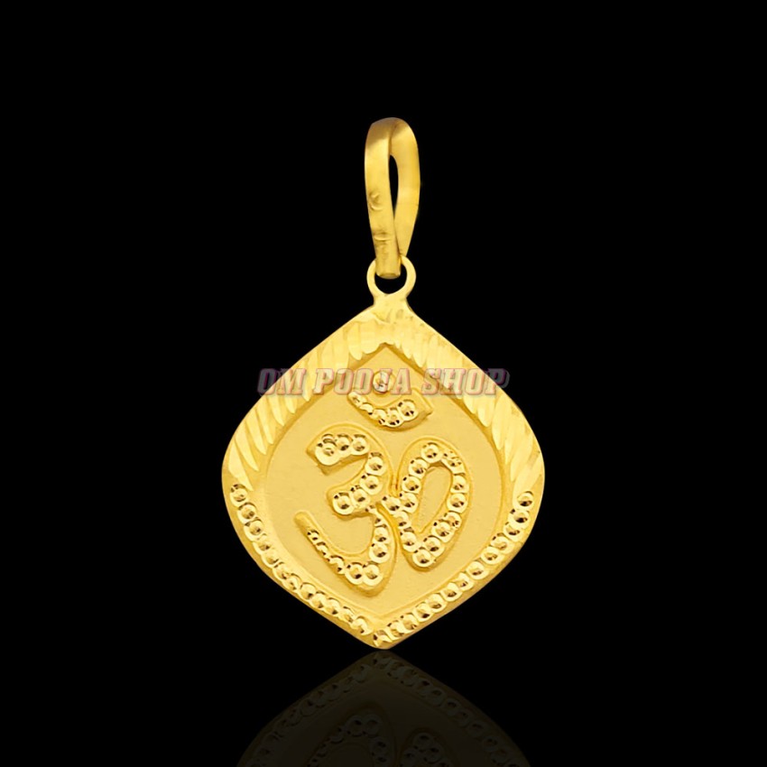 Mangalam Omkar Fancy Pendant in 18Kt Pure Gold - 1.15 grams