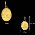 SaiBaba Aura Pendant in 18Kt Pure Gold - 0.80 grams