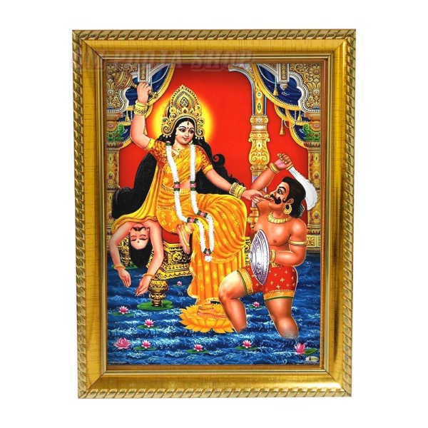 Bagalamukhi Mata Photo in Frame