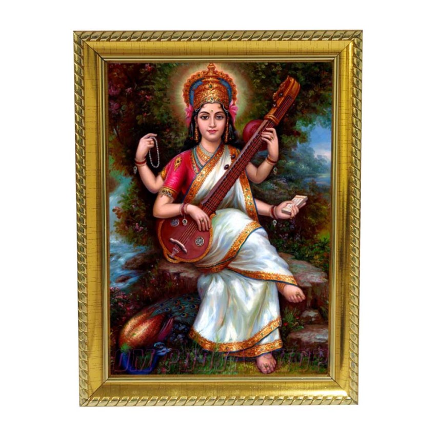 Goddess Saraswati Photo Frame