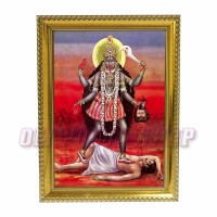 Goddess Tara Devi Photo in Wooden Frame