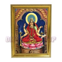 Tripura Bhairavi Photo in Wooden Frame