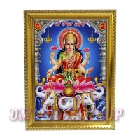 Vaibhav Laxmi Photo in Wooden Frame